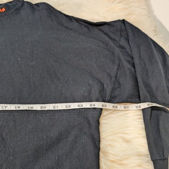 Palm Angels Black and Orange Long Sleeve T Shirt - Picture 4 of 9